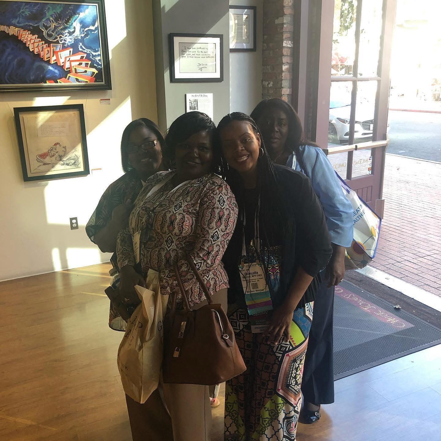 Dr. Mumford and team at a public health conference